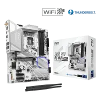 ASRock Z890 Pro RS WiFi White LGA1851 DDR5 ATX Motherboard